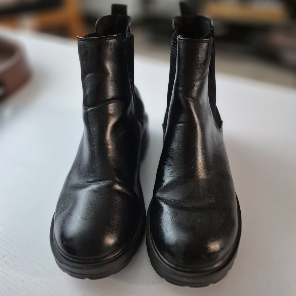 Soda Women's Black Combat Boots
